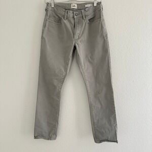 Flint and Tinder 365 Pant Men 28x30 Grey Slim Fit Cotton Stretch Chino Flaw